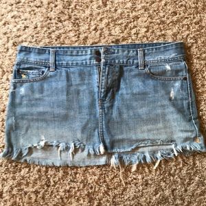 Denim Abercrombie mini skirt